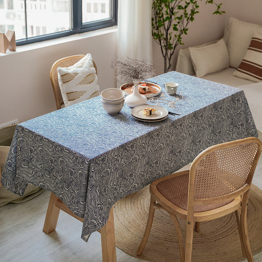 Crafts Cotton Linen Tablecloth – Japanese Minimalist Elegance for Every Table