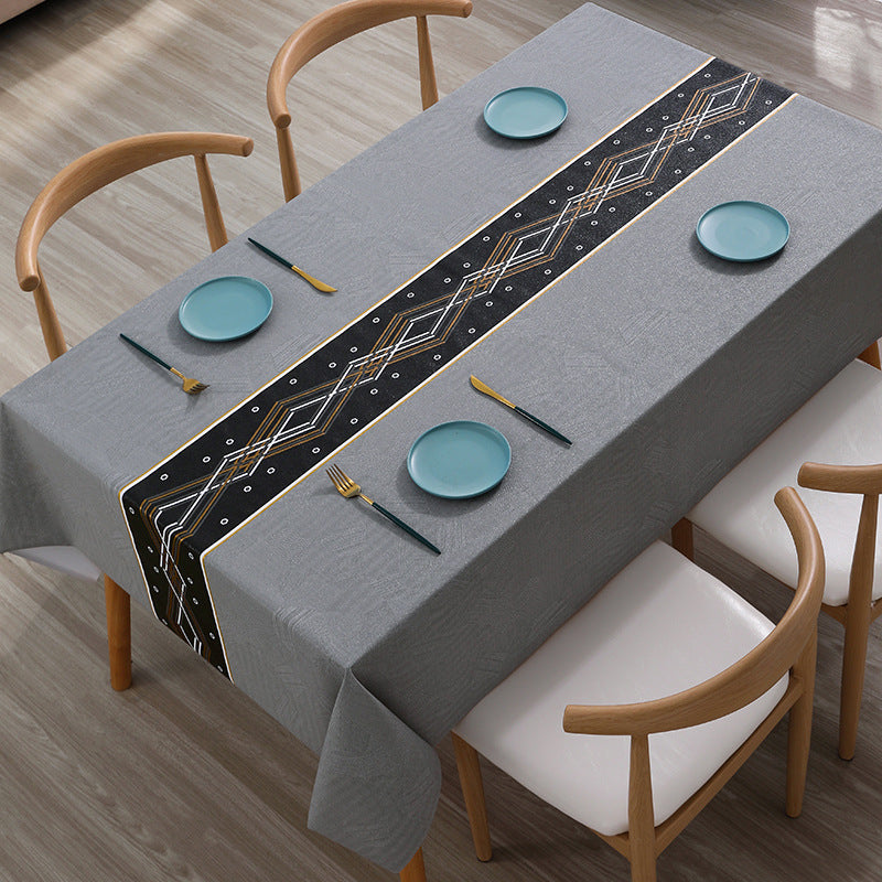 Waterproof, Oil-Proof, Scald-Proof PVC Tablecloth – Wash-Free Ease