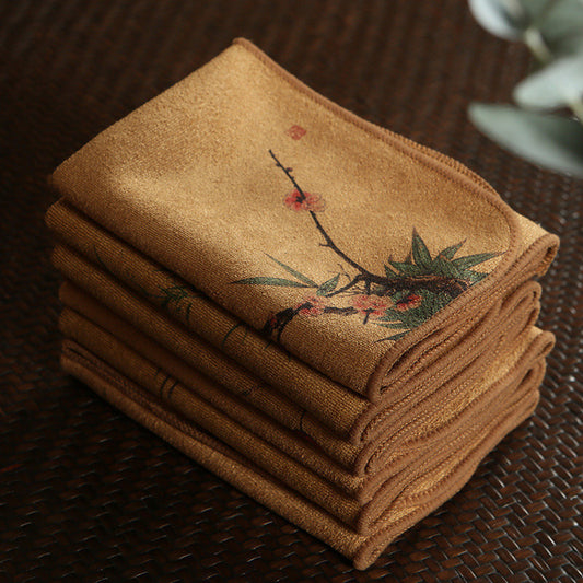 Table Cloth Tablecloth Tea Table Accessories – Painted Cotton Tea Towels