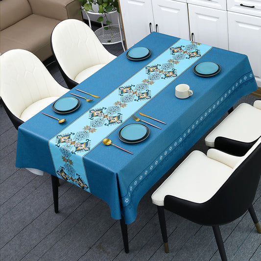 Waterproof, Oil-Proof, Scald-Proof PVC Tablecloth – Wash-Free Ease