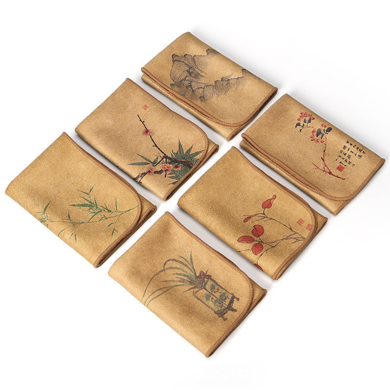 Table Cloth Tablecloth Tea Table Accessories – Painted Cotton Tea Towels