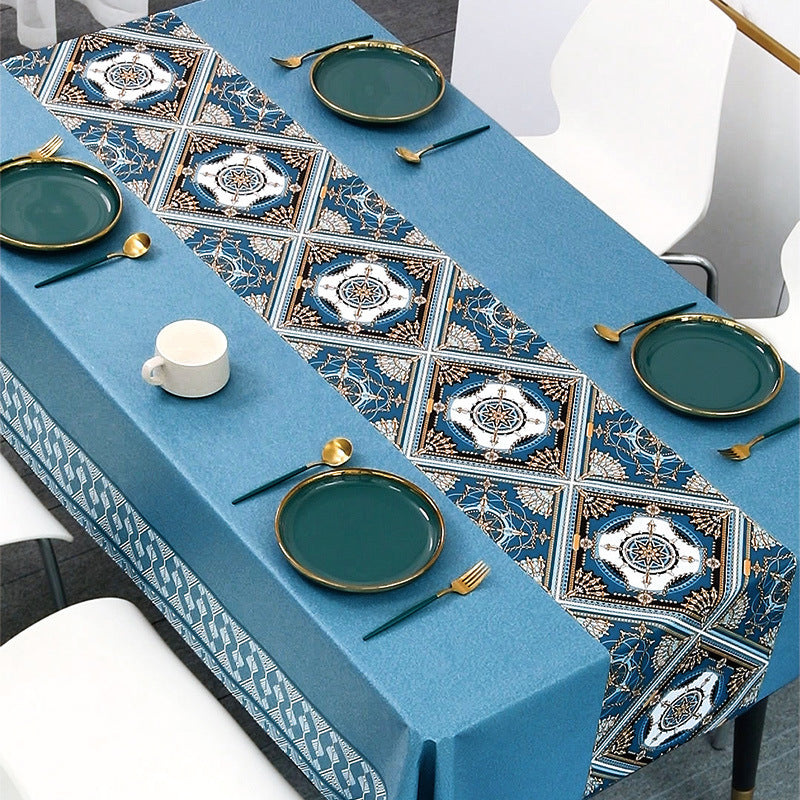 Waterproof, Oil-Proof, Scald-Proof PVC Tablecloth – Wash-Free Ease